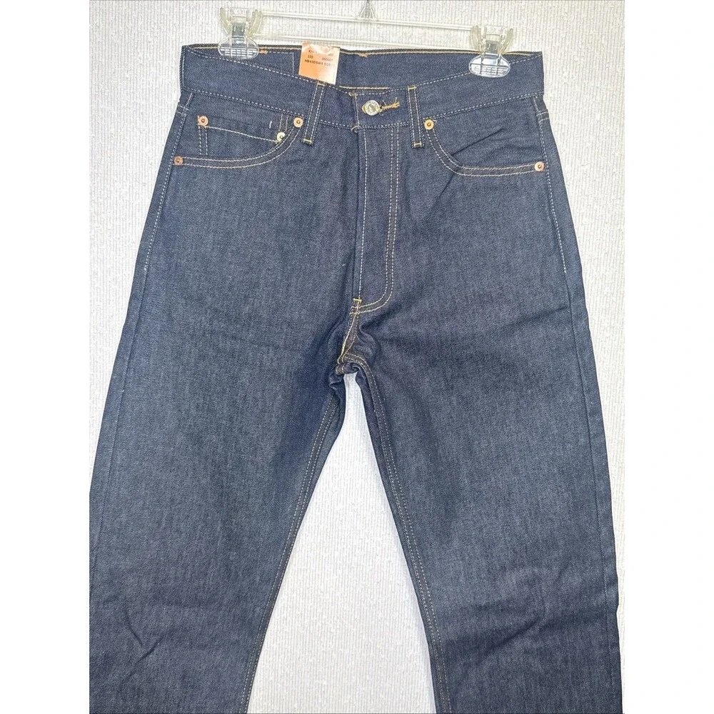 Levis 501xx Jeans Mens 29x33 Blue Shrink To Fit Vintage Denim Button Fly NWT Raw